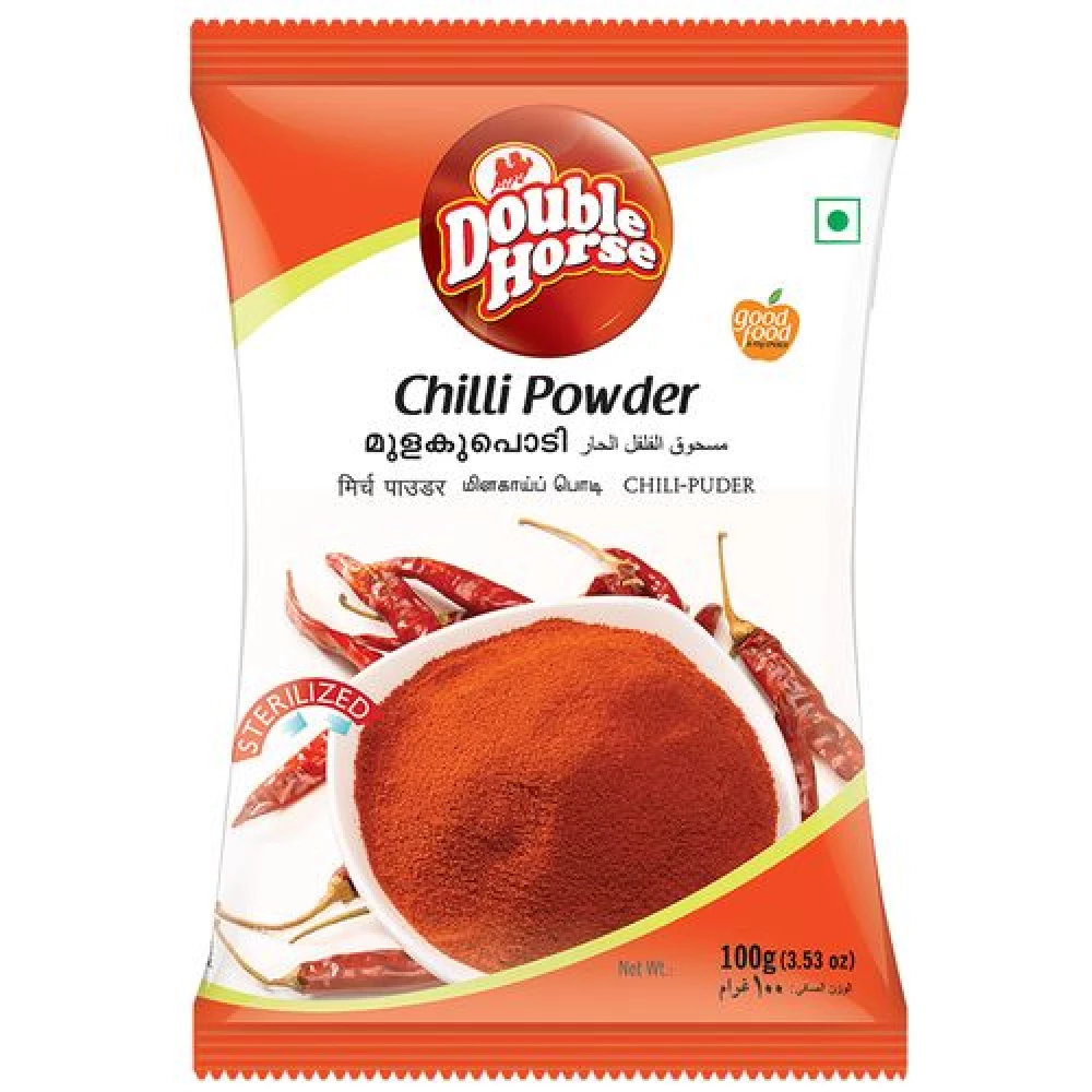 Double Horse Powder - Chilly, 100 g Pouch-1.webp